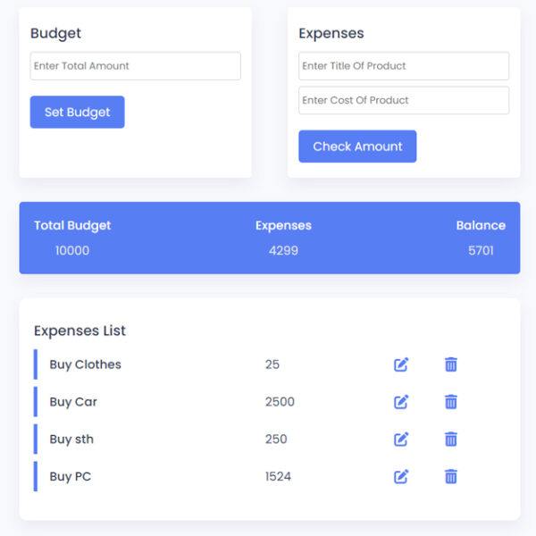 Budget Tracker App: A Personal Finance Tool with Clean UI & Editable Code