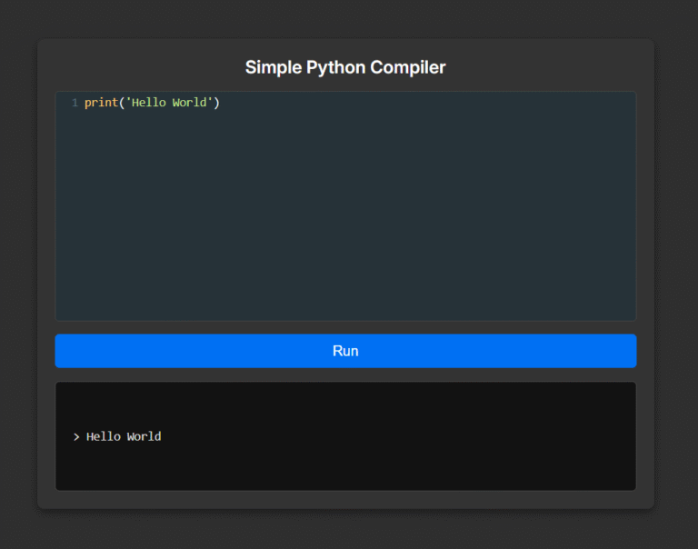 Python Compiler